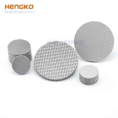 Micron Porous Sintered Metal Titanium Stainless Steel Suction Filter