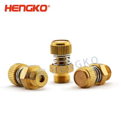 sintered air pneumatic bronze stainless steel 316 exhaust muffler air vent valve